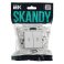 Выключатель встраиваемый двухклавишный проходной с подсветкой IEK SKANDY SK-V22-1-10-K01 SK-V10W арктический белый