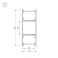 алюминиевый профиль ARH-WALL-3385-DUAL-2000 ANOD 036341