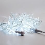 гирлянда НИТЬ  7W Белый S-TP-94-10/1M-W прозрачный провод ПВХ 10 м., соединяемая, 220V, 94 Led, IP65, без мерцания
