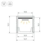 алюминиевый профиль LINE-1212-2000 ANOD 062847