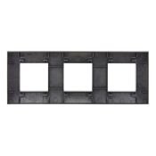 Рамка пластик 3 поста IEK SKANDY SK-M32-K37 SK-F03Sh шампань