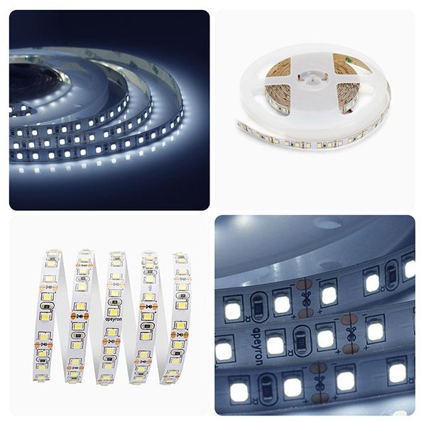 Светодиодная лента Белый 3528 12V  9.6W/m 120Led/метр 214BL Стандарт 8мм 3м блистер Светодиодная лента Белый 3528 12V  9.6W/m 120Led/метр 214BL Стандарт 8мм 3м блистер