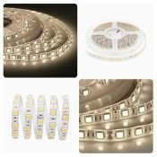 Светодиодная лента  Белый теплый 5050 12V 14.4W/m 60Led/метр герм (силикон) 11BL Стандарт 5м IP65 блистер Светодиодная лента  Белый теплый 5050 12V 14.4W/m 60Led/метр герм (силикон) 11BL Стандарт 5м IP65 блистер