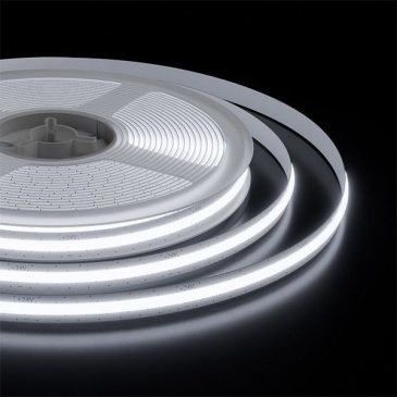 Светодиодная лента Белый COB 24V 10W/m 528Led/метр 00-399 PRO Free Cut 8мм IP20 Светодиодная лента Белый COB 24V 10W/m 528Led/метр 00-399 PRO Free Cut 8мм IP20