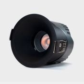 Встраиваемый светильник  12W Белый теплый 00-00038547 RC-D84-12-BL-WW65 220V IP65 круглый черный