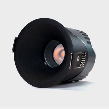 Встраиваемый светильник  12W Белый теплый 00-00038547 RC-D84-12-BL-WW65 220V IP65 круглый черный