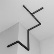 Шинопровод однофазный TRX034-422B Exility 2.0м черный магнитный встраиваемый под ГКЛ