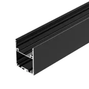 алюминиевый профиль IP-LINE-4050-2000 BLACK 053898