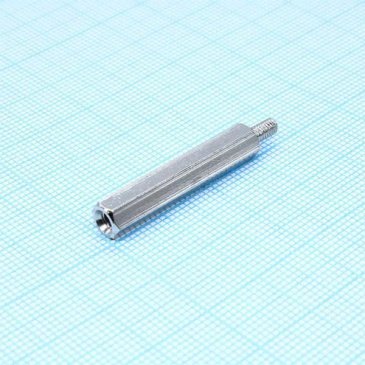 стойка H-L3000-3600-5-03-1N1W латунь никелированная