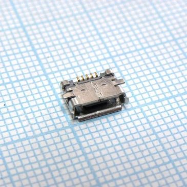 Розетка USB micro  5 AB на плату SMD