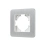 Рамка металлическая 1 пост Arlight AKIRY 049680 FRM-AKIRY-AL-1-SR серебристый