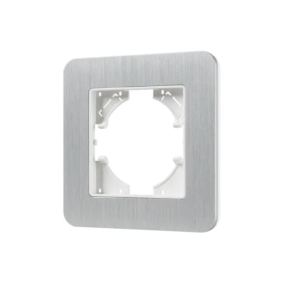 Рамка металлическая 1 пост Arlight AKIRY 049680 FRM-AKIRY-AL-1-SR серебристый
