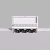 Встраиваемый светильник   6W Белый дневной DENKIRS DEEP SPACE DK2530-WB 220V IP20 прямоугольный под шпаклевку белый с черной вставкой