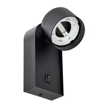 Накладной светильник -бра IEK LIGHTING без лампы 4041 LT-UBB0-4041-GX53-1-K02 GX53 черный
