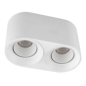 Накладной светильник DENKIRS без лампы RODVIG DK3096-WH 2xGU5.3 фигурный белый