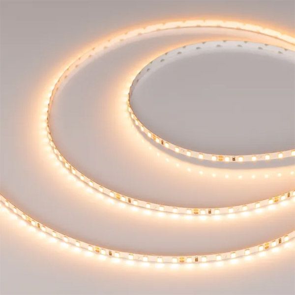 Светодиодная лента Белый теплый супер 2835 24V  9.6W/m 120Led/метр 018100(2) RT-A120 5мм 2400K LUX