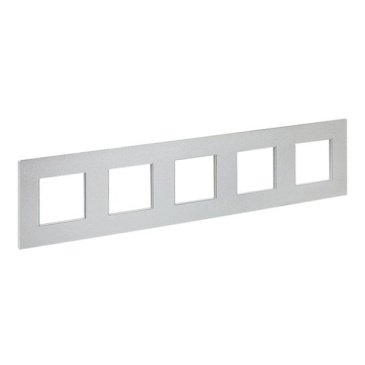 Рамка металлическая 5 постов IEK SKANDY SK-M52-M-K23 SK-F35S серебряный