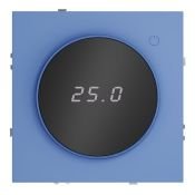 Терморегулятор электронный VOLTUM S70 с индикацией и датчиком для теплого пола деним