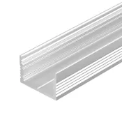 алюминиевый профиль S-LUX SL-SLIM15-H10-2000 ANOD 056888