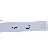 Накладной светильник без лампы UL-00011255 ULT-B01A T8x1-L60 WHITE линейный белый