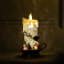 фигурка  светодиодная  «Свеча с Дедом Морозом», 14х23х12 см, пластик, USB, батарейки ААх3, свечение тёплое белое