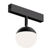 Трековый светильник однофазный  12W Белый-MIX SMART MOON DK8055-BK IP20 на шинопровод управляемый черный