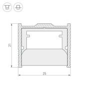 Профиль-держатель  WPH-FLOOR22 ANOD 023291