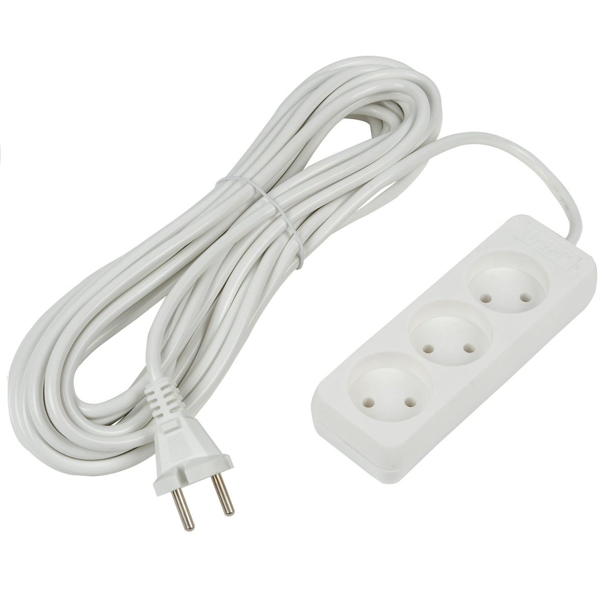 удлинитель без заземления Uniel UL-00009986 S-CU3-7 WHITE 7м Ultra