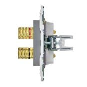Розетка встраиваемая аудио IEK SKANDY SK-S40-K03 SK-A01Gr серый