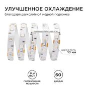 Светодиодная лента Красный 5050 12V 14.4W/m 60Led/метр 00-48 Стандарт 10мм IP20 Светодиодная лента Красный 5050 12V 14.4W/m 60Led/метр 00-48 Стандарт 10мм IP20