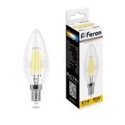 светодиодная лампа филамент свеча  5W FILAMENT E14 2700K диммируемая
