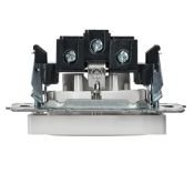 Штепсельная розетка встраиваемая IEK BRITE 16А BR-R11-16-K01 РС11-1-0-БрБ с з/к без з/ш белый