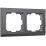 Рамка пластик 2 поста WERKEL Stark WL04-Frame-02 / W0021864 графит матовый