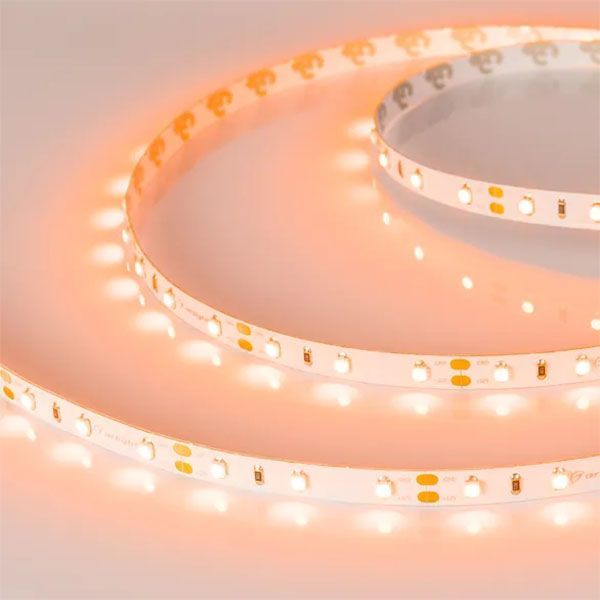 Светодиодная лента Оранжевый 2835 12V  4.8W/m 60Led/метр 013568(2) RT-A60  LUX