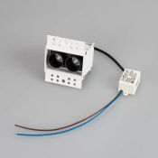 Встраиваемый светильник   5W Белый теплый  031923 MS-ORIENT-BUILT-TRIMLESS-TC-S38x67-5W 220V IP20 прямоугольный под шпаклевку белый с черной вставкой