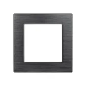 Рамка металлическая 1 пост Arlight PRESTO 043850 FRM-PRESTO-ALS-1-BK черная