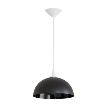 Подвесной светильник без лампы НСБ 21-60-272 1x60W E27 "Кэнди" фигурный белый/черный