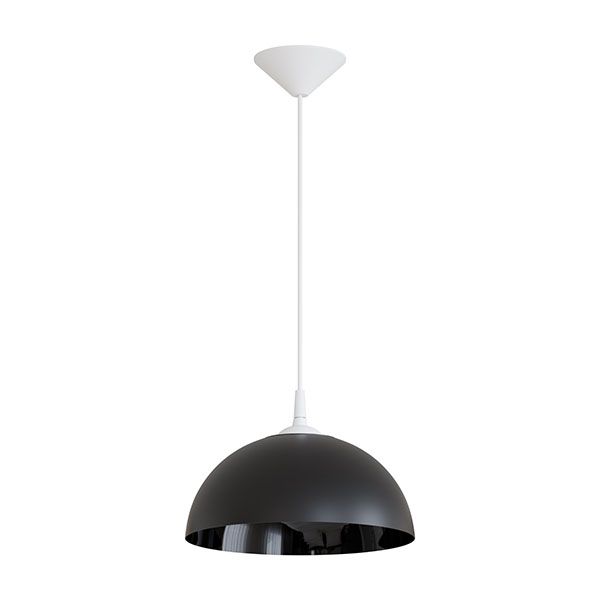 Подвесной светильник без лампы НСБ 21-60-272 1x60W E27 "Кэнди" фигурный белый/черный