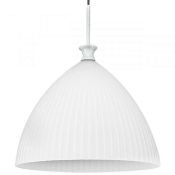 Люстра подвесная Lightstar без лампы 810030 AGOLA 1х40W E14 хром/белый