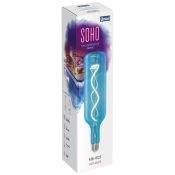 лампа ретро светодиодная Vintage форма фигурная 5W UL-00007628 LED-SF21-5W-SOHO-E27-CW BLUE GLS77BL