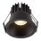 Встраиваемый светильник  12W Белый теплый DENKIRS GRENA DK4500-BK 220V IP20 круглый черный