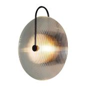 Бра Kink Light Мелисса 08438-2,19(16) черный/дымчатый d25 h30 Led 6W (4000K)