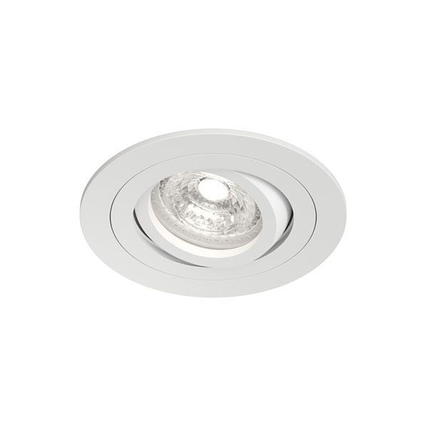 Встраиваемый светильник без лампы DENKIRS HYDRO DK2110-WH GU10 белый круглый IP44