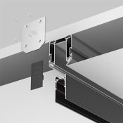 Профиль для монтажа Exility TRA034MP-212S(N) в натяжной ПВХ потолок 2м серебряный