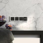 Рамка пластик 4 поста WERKEL Acrylic  W0042701  белая