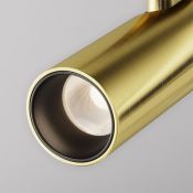 Трековый светильник 12W Белый теплый TR144-1-12W3K-W-BS Фокус / Focus Led Flarity IP20 латунь