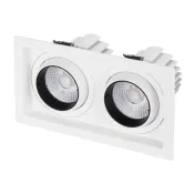 Встраиваемый светильник 60W Белый дневной 042370 MS-VORTEX-BUILT-S250x140-2x30W (WH-WH, 50 deg, 230V) IP20 поворотный прямоугольный белый Встраиваемый светильник 60W Белый дневной 042370 MS-VORTEX-BUILT-S250x140-2x30W (WH-WH, 50 deg, 230V) IP20 поворотный прямоугольный белый