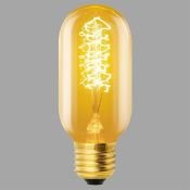 лампа ретро накаливания Vintage форма цилиндр 40W UL-00000486 IL-V-L45A-40/GOLDEN/E27 CW01 диммируемая