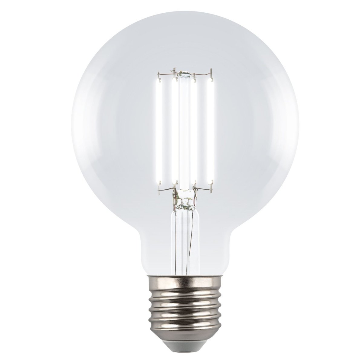 светодиодная лампа шар  G95 Белый дневной  5W UL-00011943 LED-G95-5W-4000K-E27-CL GLY01TR Яркая A++
