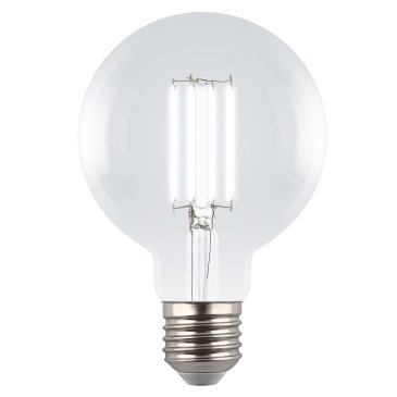 светодиодная лампа шар  G95 Белый дневной  5W UL-00011943 LED-G95-5W-4000K-E27-CL GLY01TR Яркая A++